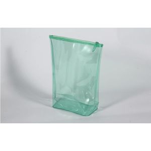 Frosted Makeup Cosmetic Bag Cloth Packaging With Slider Zip-Lock