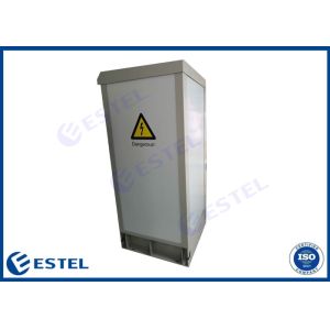Air Conditioner Cooling 42U ISO9001 Outdoor Telecom Cabinet