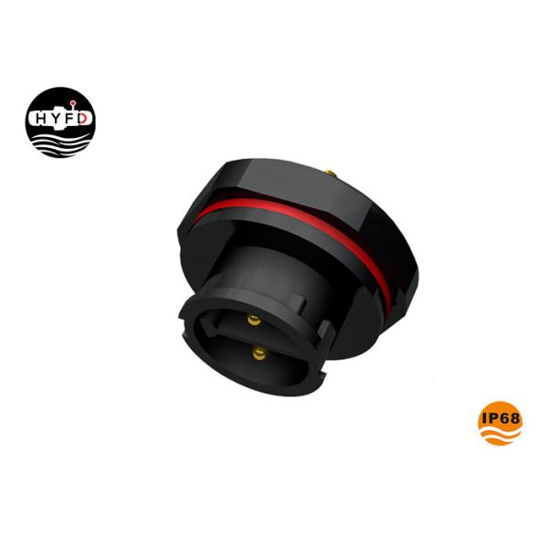 Buy Rear Male 3 Pin CQC Waterproof Panel Mount Connector at wholesale prices