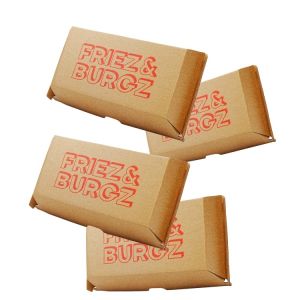 Custom burger boxes are eco-friendly biodegradable corrugated paper fast food