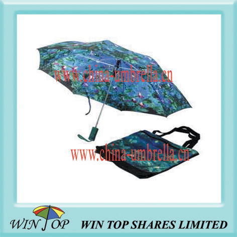 Buy 3 Fold Oil Painting Shopping Bag Umbrella at wholesale prices