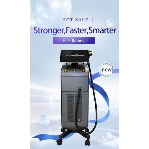 Painless Diode Laser Hair Removal Machine OEM ODM for Skin Tightening