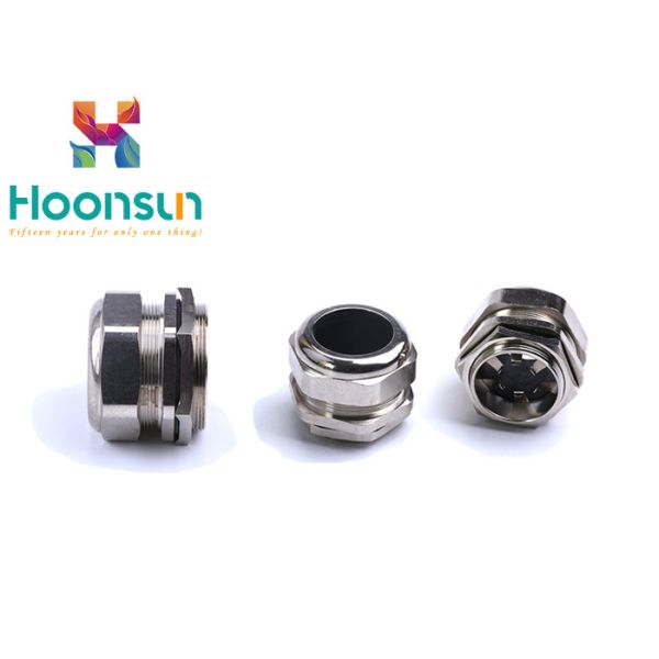 Buy M22 Brass Cable Gland With Shielding Function Approved By U / L CE ROSH at wholesale prices