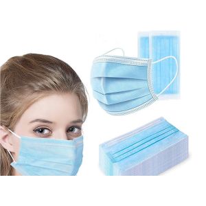Outdoor Anti Pollution Dust Disposable Earloop Surgical Mask 3 Ply