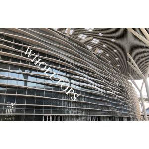 Exhibition Center 2.0MM 2.5MM Curved Aluminum Panels Sheet 5005 Alloy