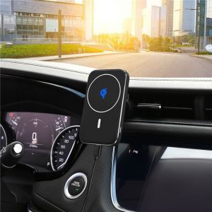 Square silicone surface 10W Magnetic Car Vent Charger 360° Rotation