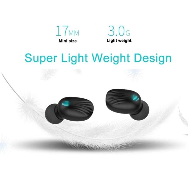 Sport Noise Reduction Smallest Wireless Bluetooth Earbuds Microphone Earphones