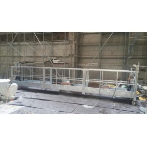 6m working platform / zlp630 construcion hanging gondola platform / ltd63 electric winch