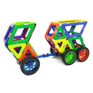 Children'S Gift Magnetic Block Sets 43 PCS Geometry Building Toys Educational