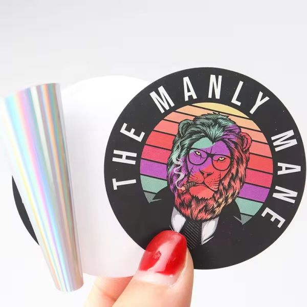 Customizable Permanent Paper Label Stickers Multiple Colors Round Label Sticker