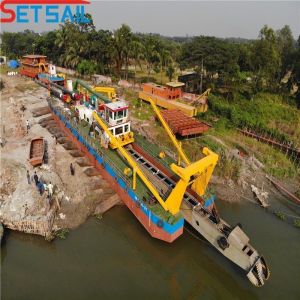 224kw Auxiliary Engine 12 Inch River Sand Cutter Suction Dredger with Cast Iron