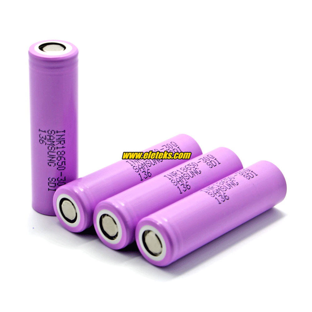 Samsung INR18650-30Q 3000mAh 3.7V 15A Discharge Li-ion Rechargeable Battery for Battery Pack, eCig Mods