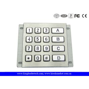 Rugged Waterproof Vandalproof Backlit Metal Keypad Stainless Steel Keypad