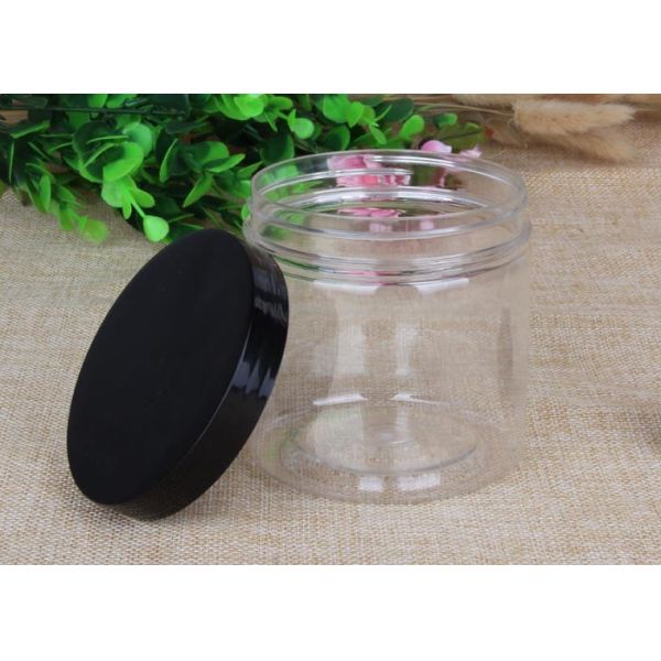 Custom Hard Round PET Clear Plastic Cylinder For Dry Food Packaging