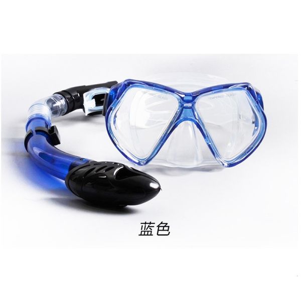 Diving equipment high quality silicone diving mask set of underwater ventilation pipe Diving mask snorkel set