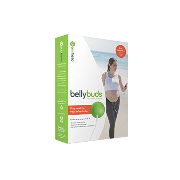 5th Generation Pregnancy Baby-Bump Headphones Prenatal Bellyphones Play Music,