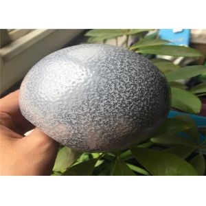 China Silver Gray Metallic Powder Coat Chemicals Resistance Special Texture Finish on sale