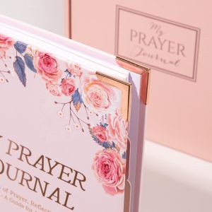 Custom Design Prayer Journal Hardcover Planner Spiral Agenda Notebook Gratitude