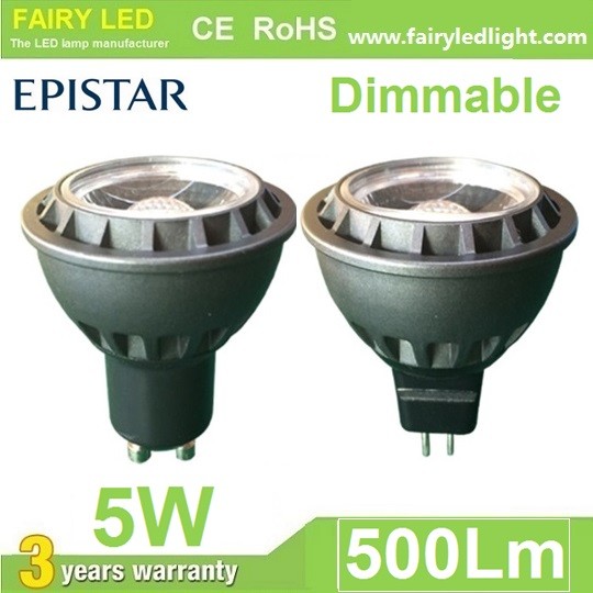 Buy Triac Dimmable MR16 GU10 E27 Spot Bulb 3W 5W at wholesale prices