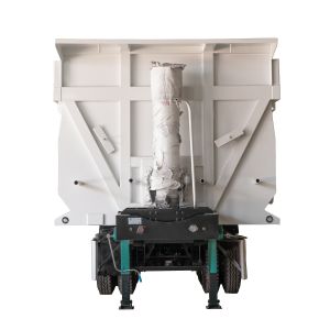 China 40-80ton Rear Tipper Semi Trailer with Mechanical Suspension and Heavy Duty Suspension on sale