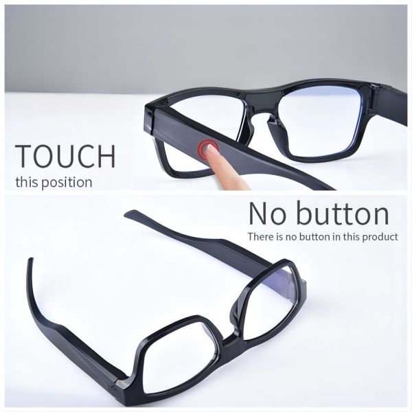 2K Camera Glasses Outdoor HD Video Glasses Portable For Outdoor Sport Driving Riding