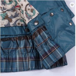 Womens Detachable Down Jacket With Large Hood Country Style Windproof