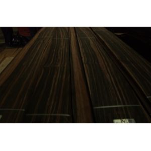Natural Ebony Sliced Veneer 0.45mm Thickness With A Grade