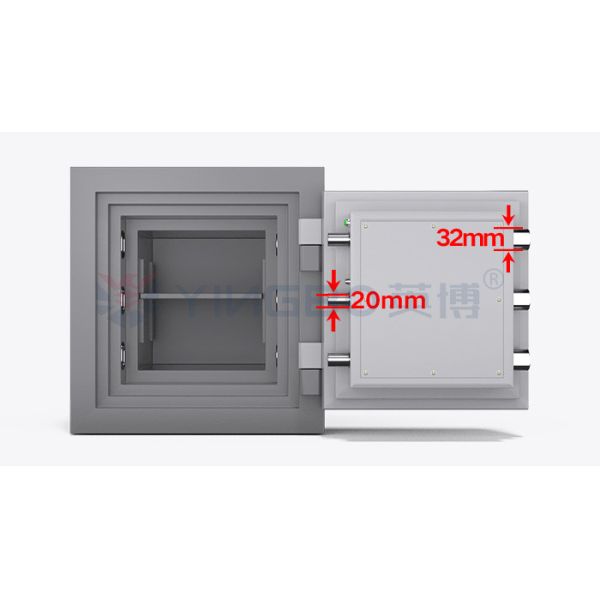 Solid Steel Fireproof Safe Box Dual Alarm System Height 420mm