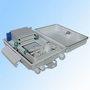 Pole / Wall Mounting Fiber Optic Termination Box IP55 24 Core Buckle Type