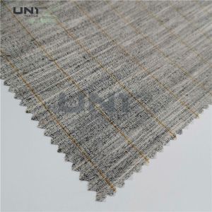 Elasticity Heavy Weight Fusible Interlining / Canvas Fabric For Men Suit ,