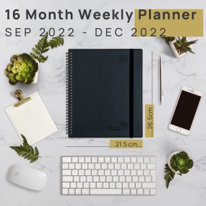 Vertical Layout Weekly Monthly Yearly Planner 100GSM Ivory Paper