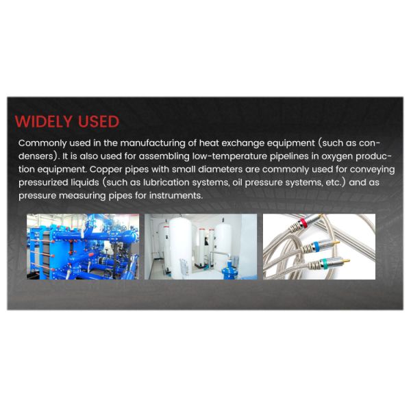 Soft / Hard Temper Pancake Copper Tube ASTM B883 ASTM B819 C12200 C11000