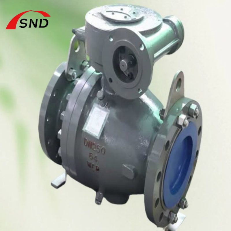 Flange Ball Valve with PN64 Pressure DN250 Size for High Temperature Industrial