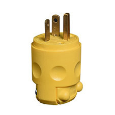 Buy Yellow General U38/3P U35/2S Male Electric Plug Socket at wholesale prices