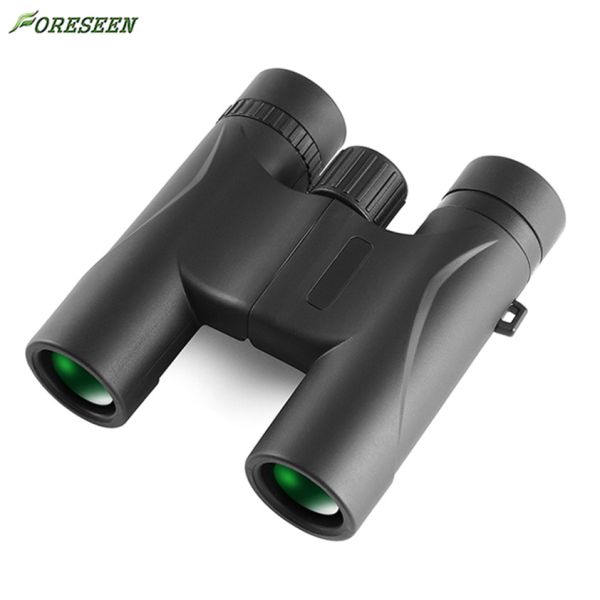 Zoom Lens 10x25 Compact Waterproof Binoculars 16.5mm Eyepieces Diametre Black