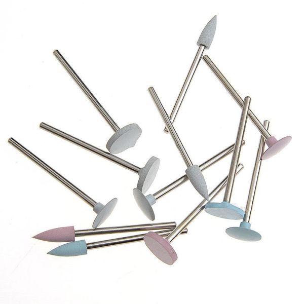 Dental Diamond Burs Porcelain Polishing Kit For Low Speed Contra Angle