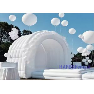 Luxury Inflatable Bounce Castle Jumping Trampoline Large White Inflatable Bounce