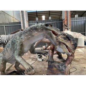 Dinosaur Park 3D Dinosaur Animatronics dilophosaurus Robot Dinosaur Model