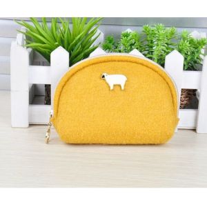 factory price high quality lovely felt coin wallet/coin purse
