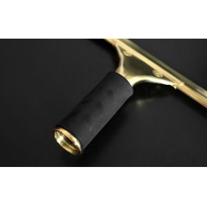 40CM Classic Brass Window Squeegee Scrubber
