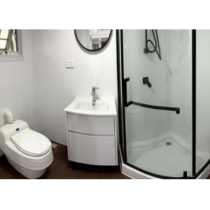 Ready Made Steel Frame Prefab Tiny House With Trailer On Wheels Little Houses