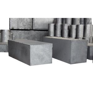 Graphite block with good chemical stability for EDM and Casting