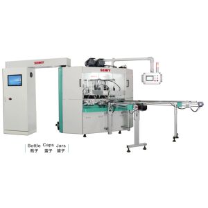 7bar 45pcs/Min Glass Bottle Silk Screen Printing Machine Automatic