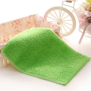 Rectangle Microfiber Kitchen Cleaning Towel with Small Stripe Fabric and