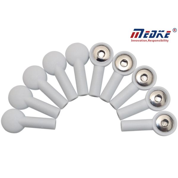 Adult Pediatric White PP Banana Plug Snap EKG Accessories