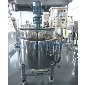 100L ABB Vacuum Mixer Homogenizer , Steam Dishwashing Liquid Making Machine