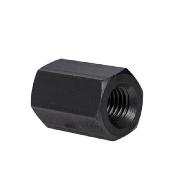 Black Zinc Plated Hexagon Lock Nut , Carbon Steel Hexagon Coupling Nuts