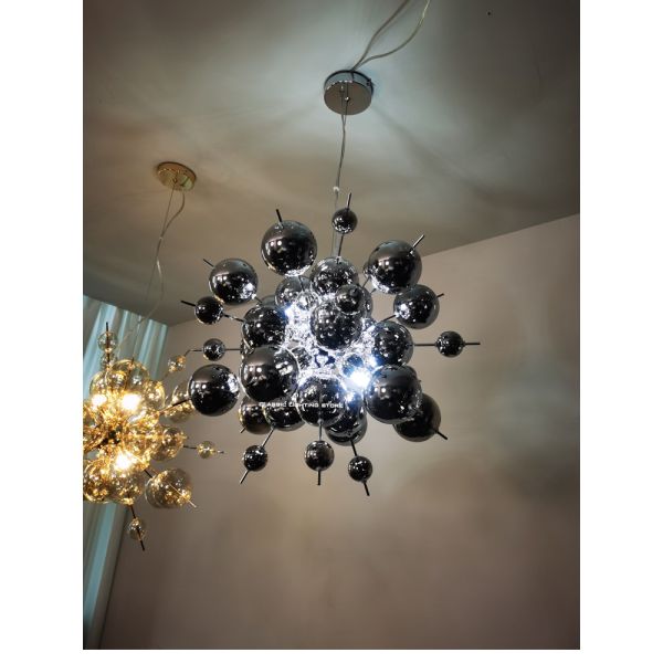 Nordic Led Home Decoration Chandelier Modern Sea Urchin Dandelion Glass Ball Pendant Lamp(WH-GP-180)