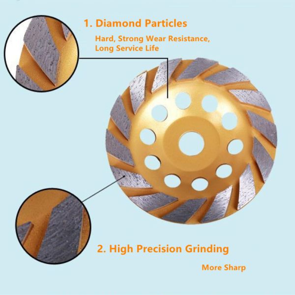 Bowl Shape Diamond Grinding Wafer