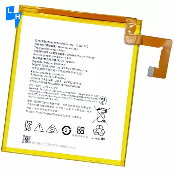 Buy Original Li-ion Polyer Rechargeable Battery for Lenovo Tab m10 Plus Coding L19D1P32 at wholesale prices